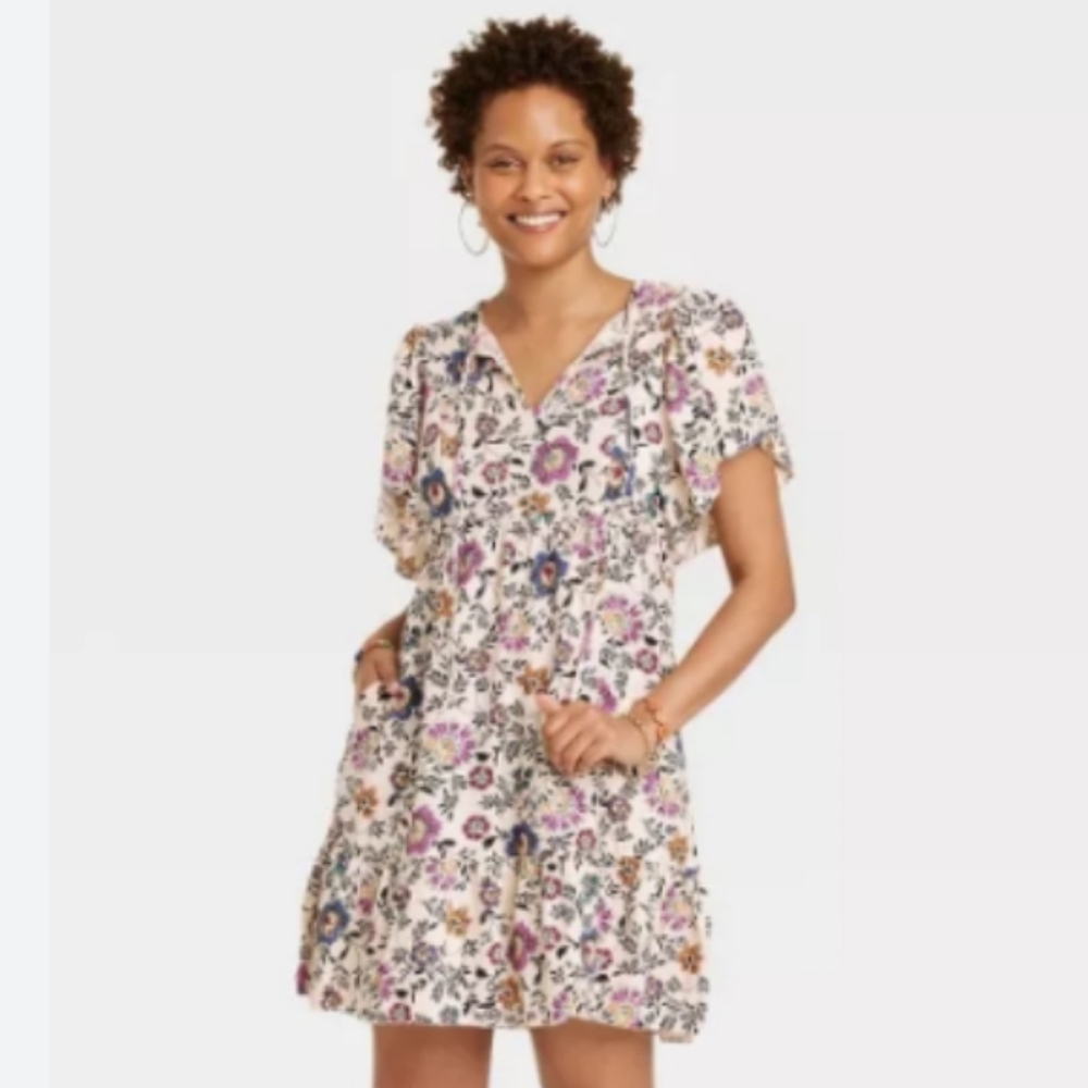 Floral Print Women's Dress